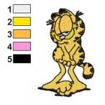 Garfield 59 Embroidery Design